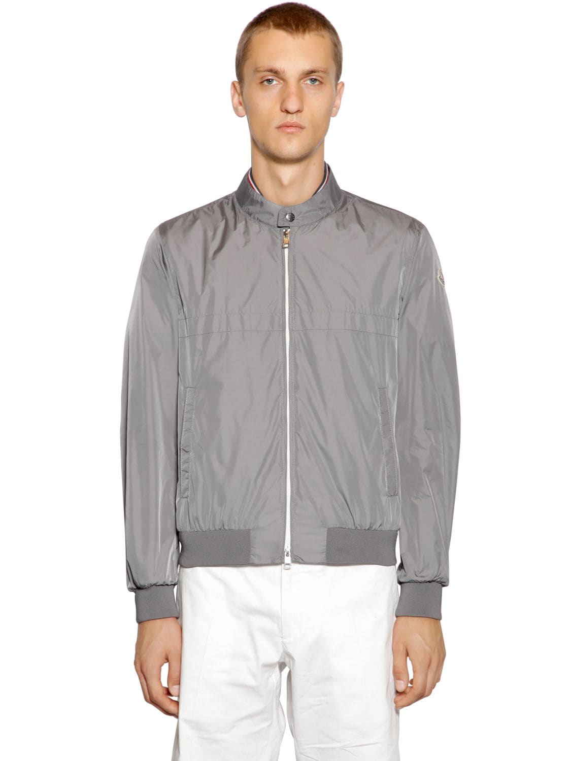Moncler Miroir Light Nylon Jacket In Grey | ModeSens