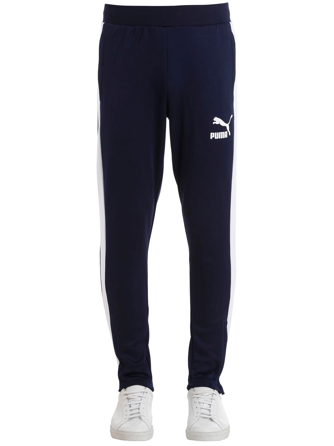 Puma T7 Archive 1968 Tech Blend Track Pants In Navy