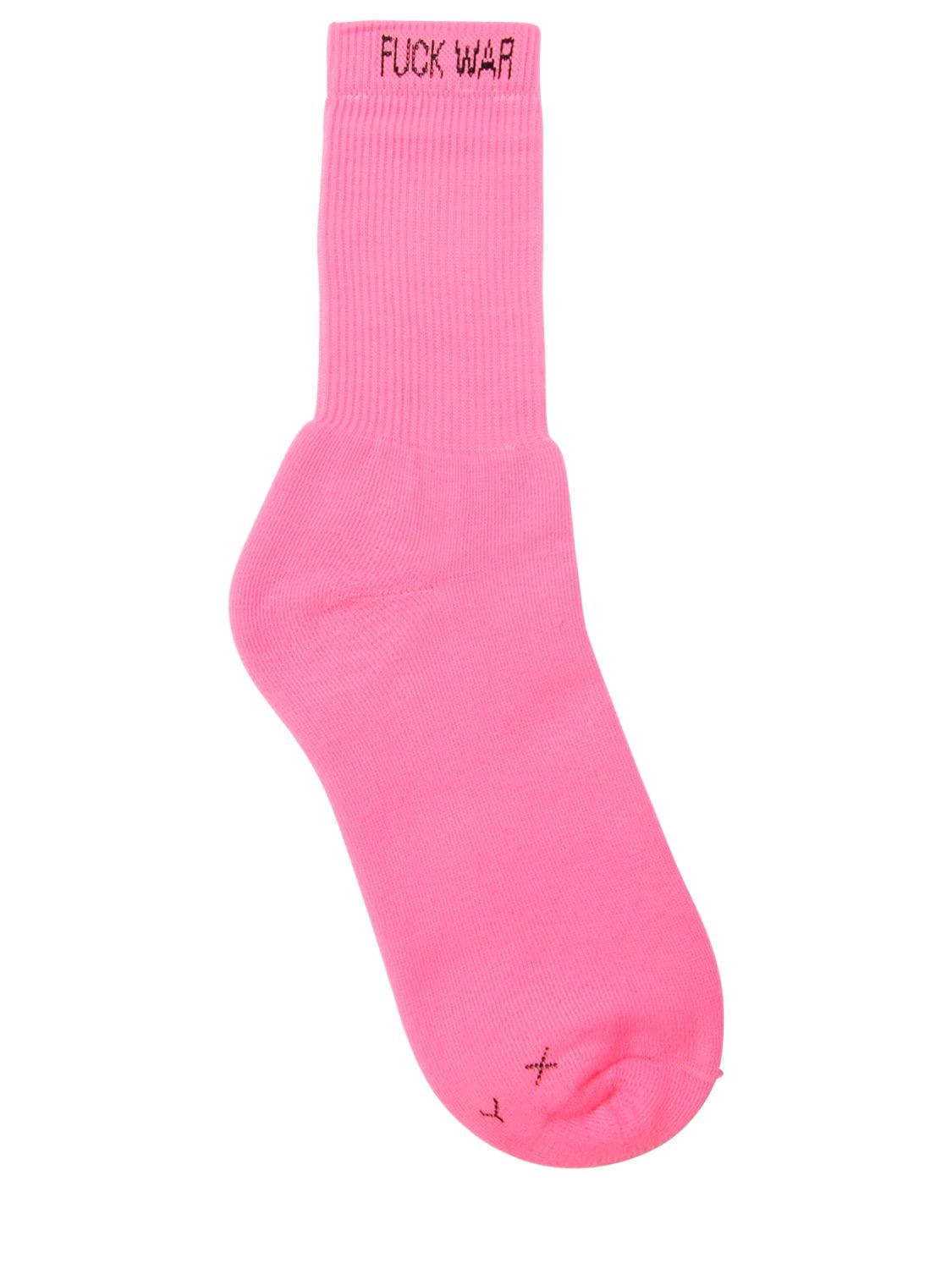 Alyx 2 Pairs Of Logo Rib Knit Socks In Yellow/pink