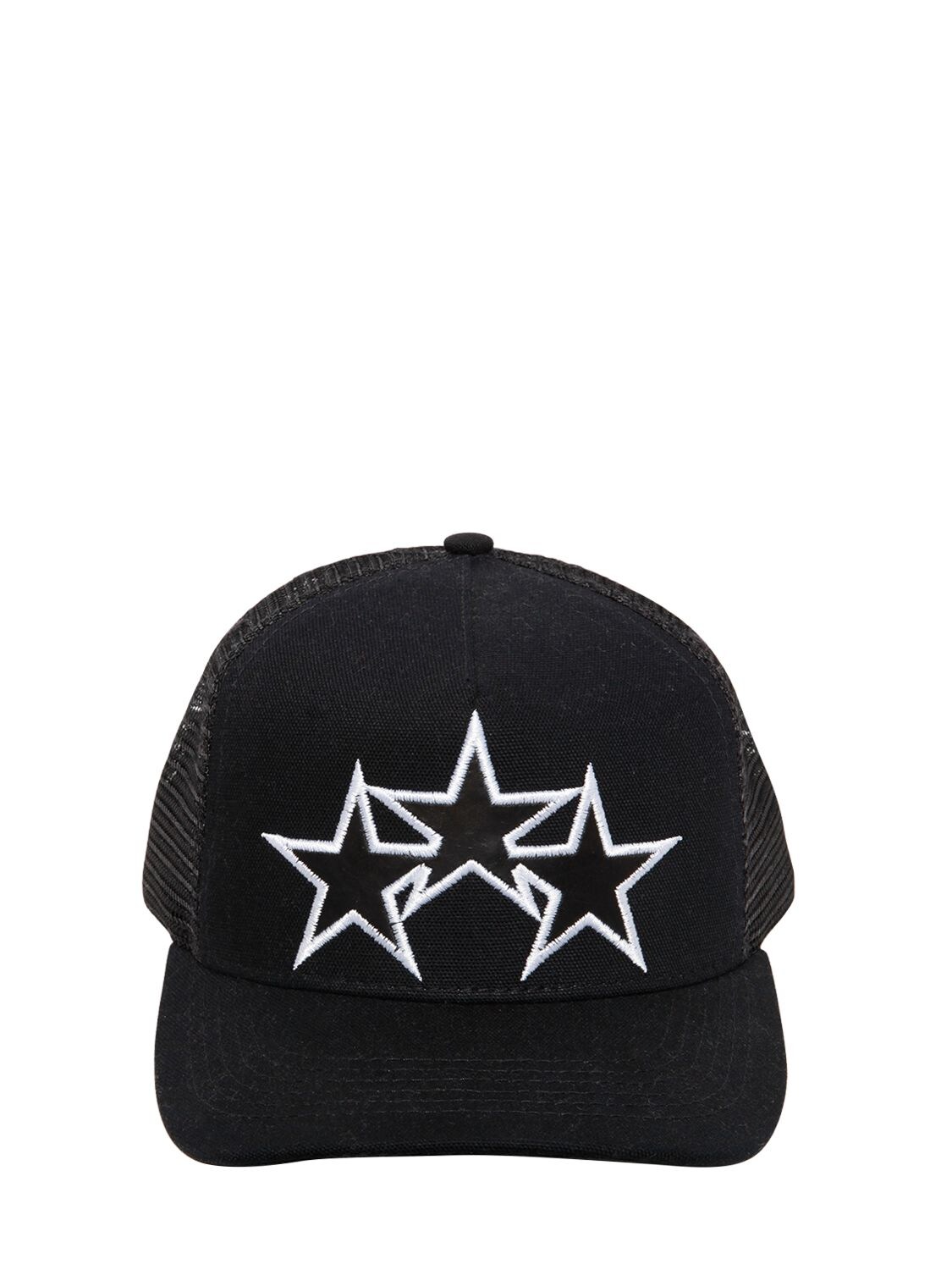 AMIRI STAR EMBROIDERED TRUCKER HAT,67I6TX042-QKXL0