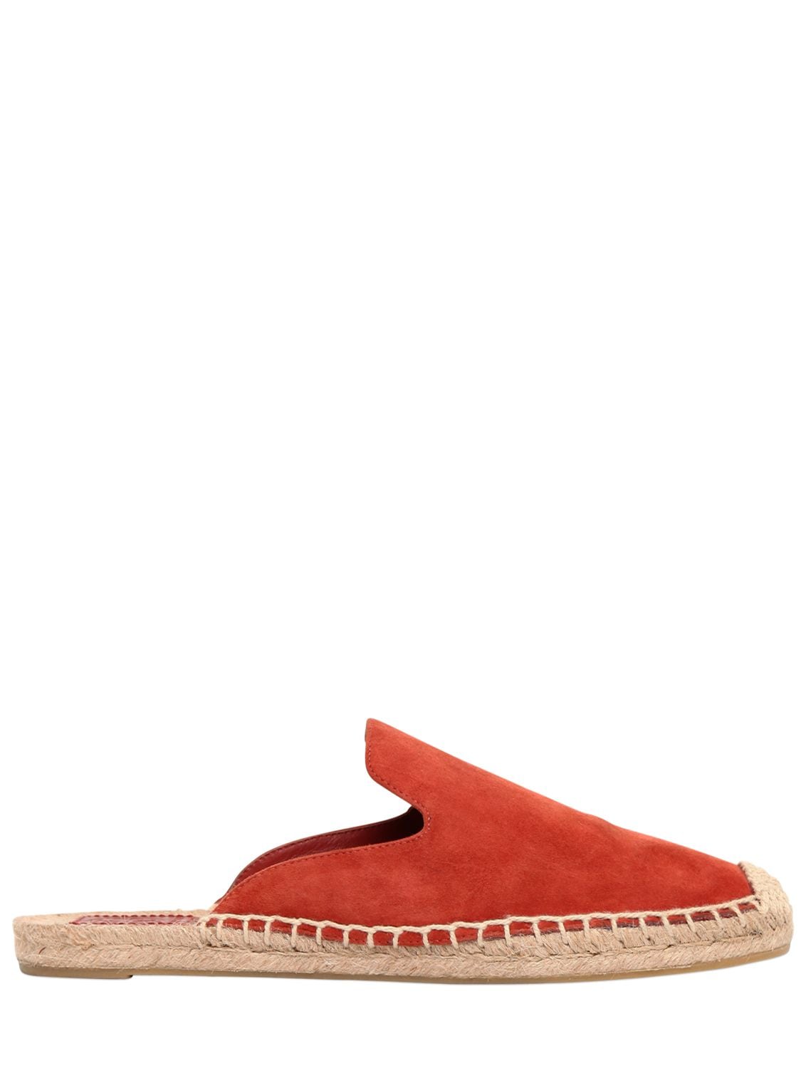 Tory Burch 20mm Max Suede Mule Espadrilles In Red | ModeSens