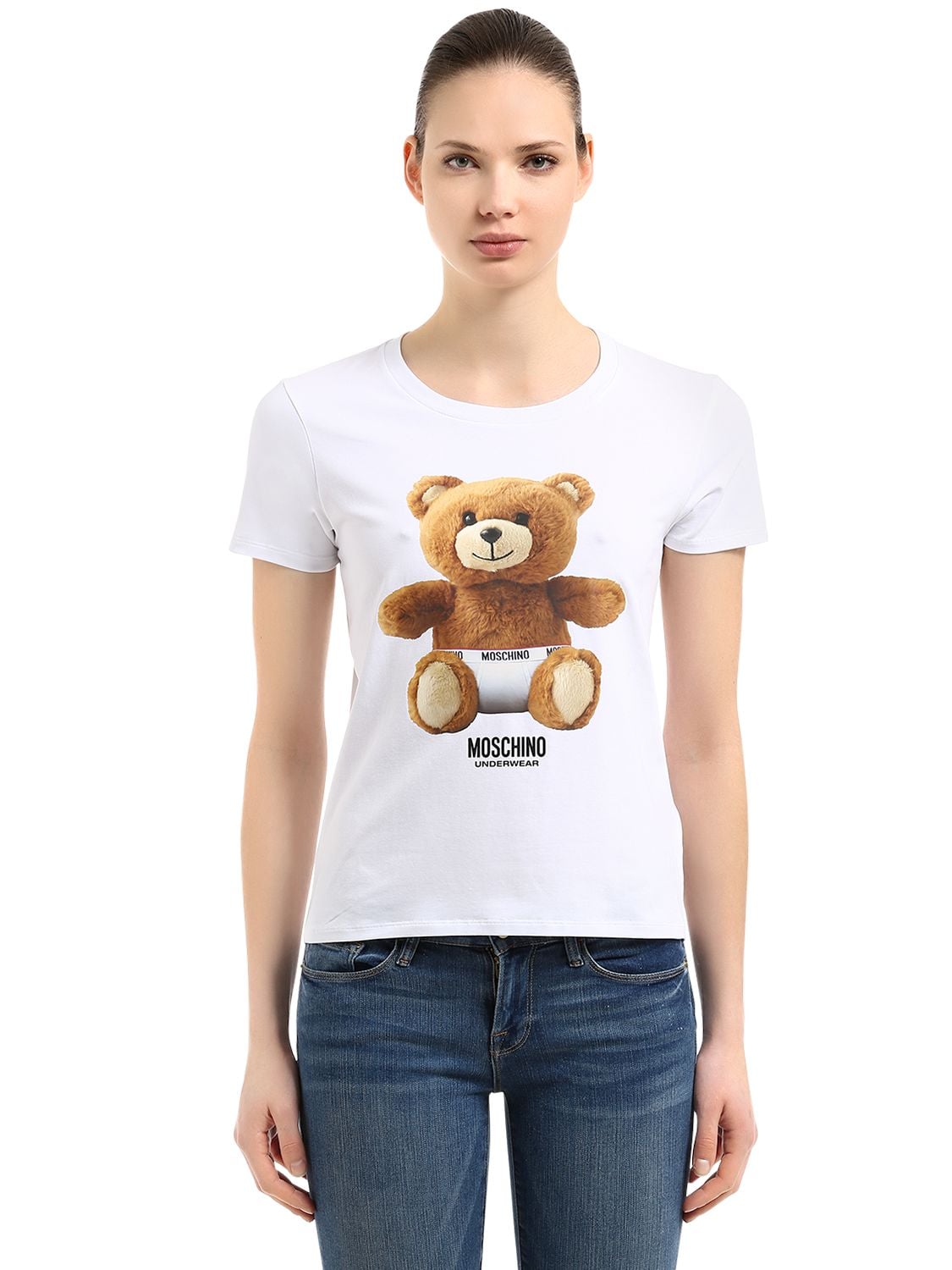 Moschino Underwear Underwear Bear Logo T Shirt