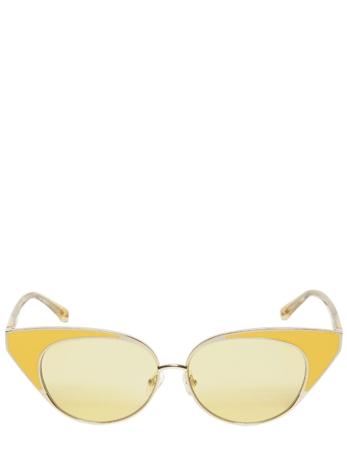 Linda Farrow N.21 Cat-eye Sunglasses In Yellow