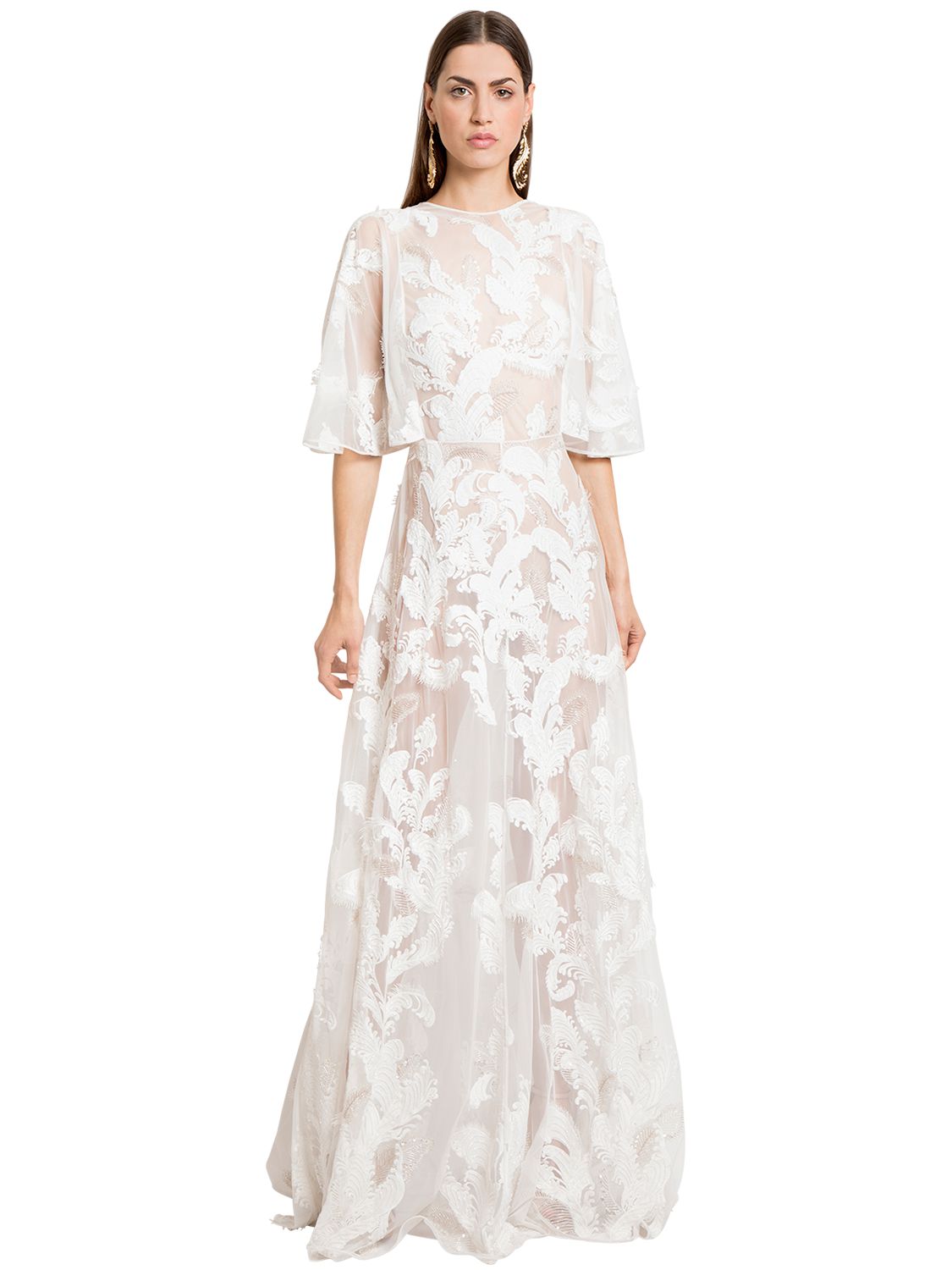 embellished long dress