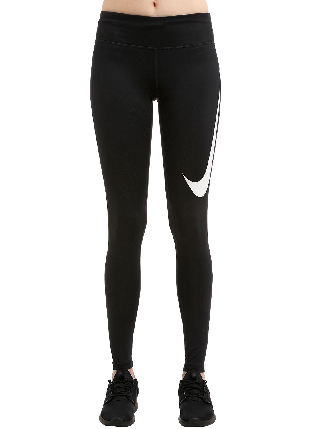 Nike Power Essential Running Tights In Black