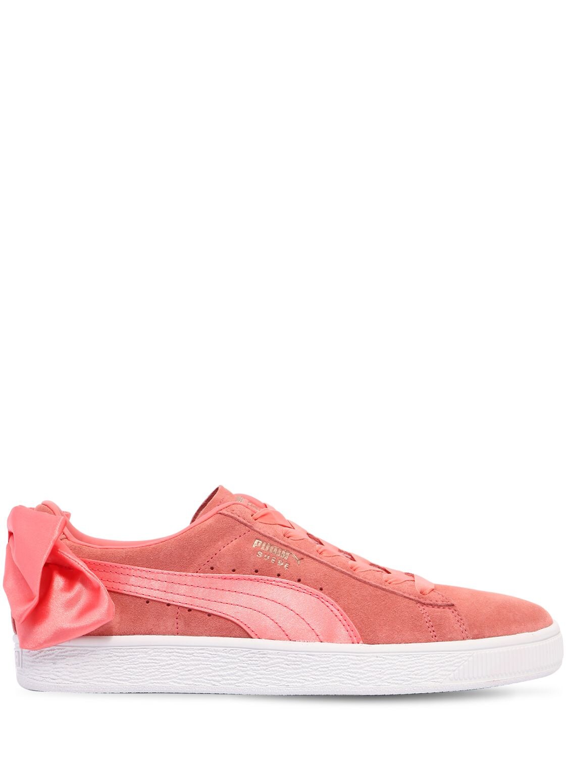 PUMA BOW SUEDE SNEAKERS,67IDM8009-MDE1