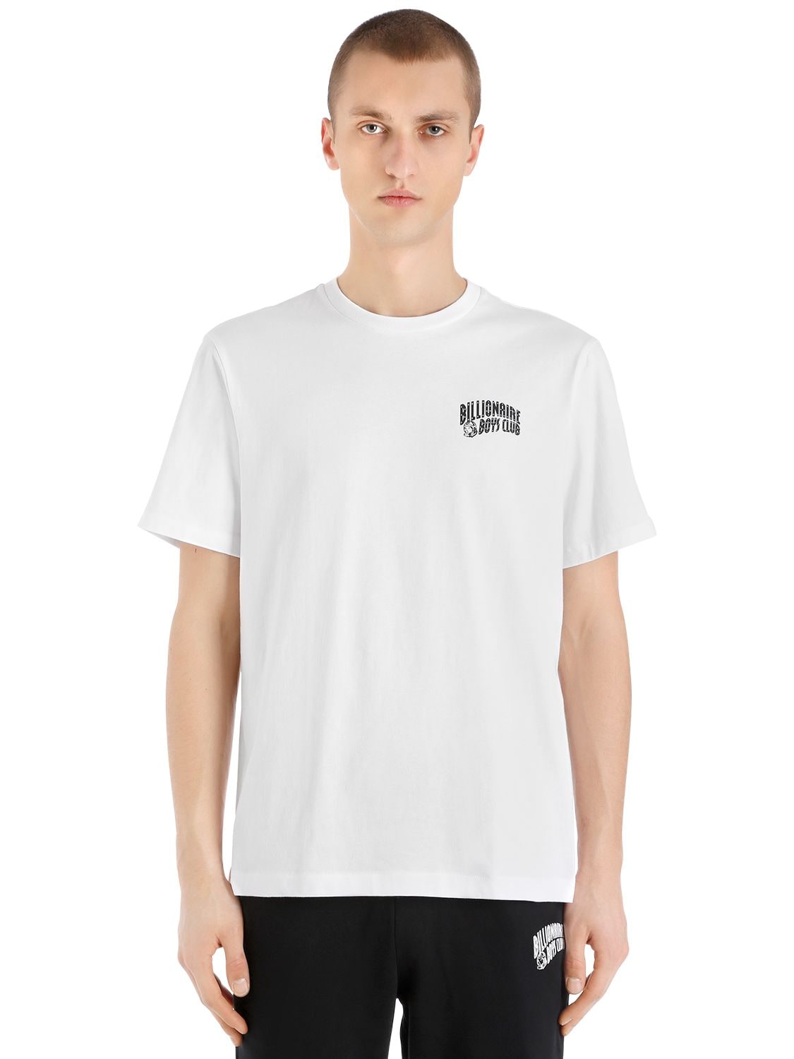 Bbc-billionaire Boys Club Arch Logo Printed Cotton T-shirt In White
