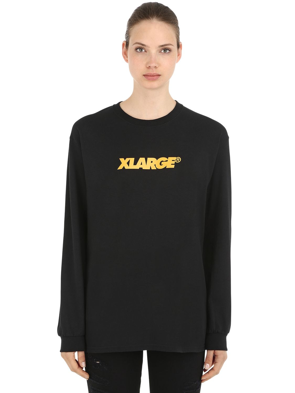 X-large Og Lockup Jersey Long Sleeve T-shirt In Black