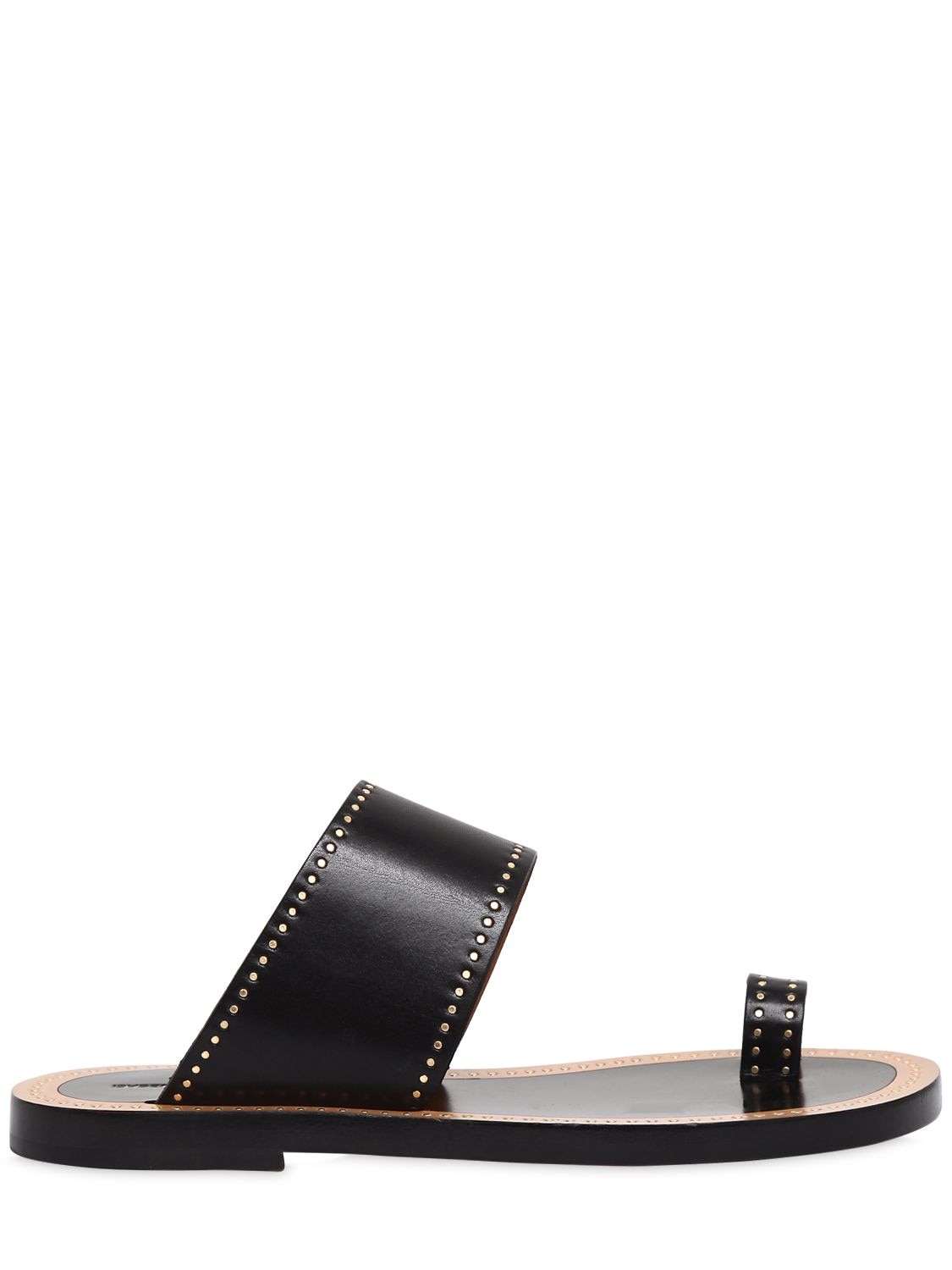 ISABEL MARANT 10MM JEPPYA LEATHER SANDALS,67IE1C006-MDFCSw2