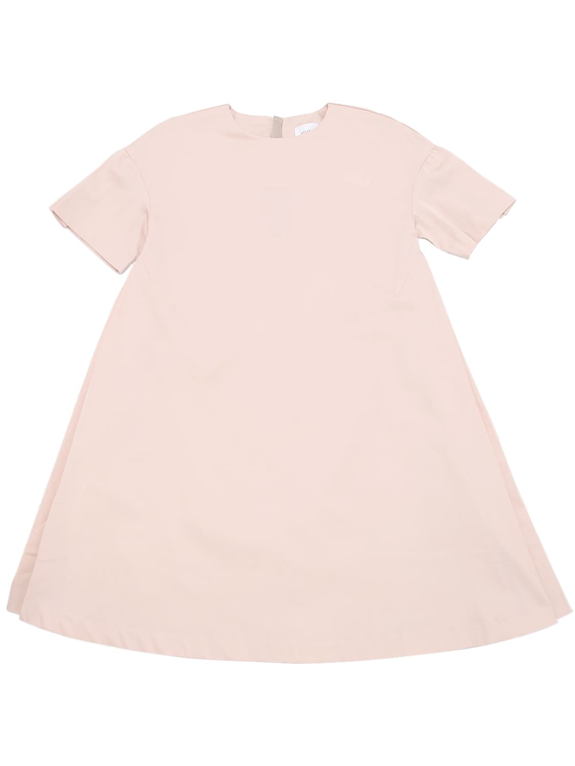 Unlabel Kids' Stretch Cotton Poplin Dress In Pink