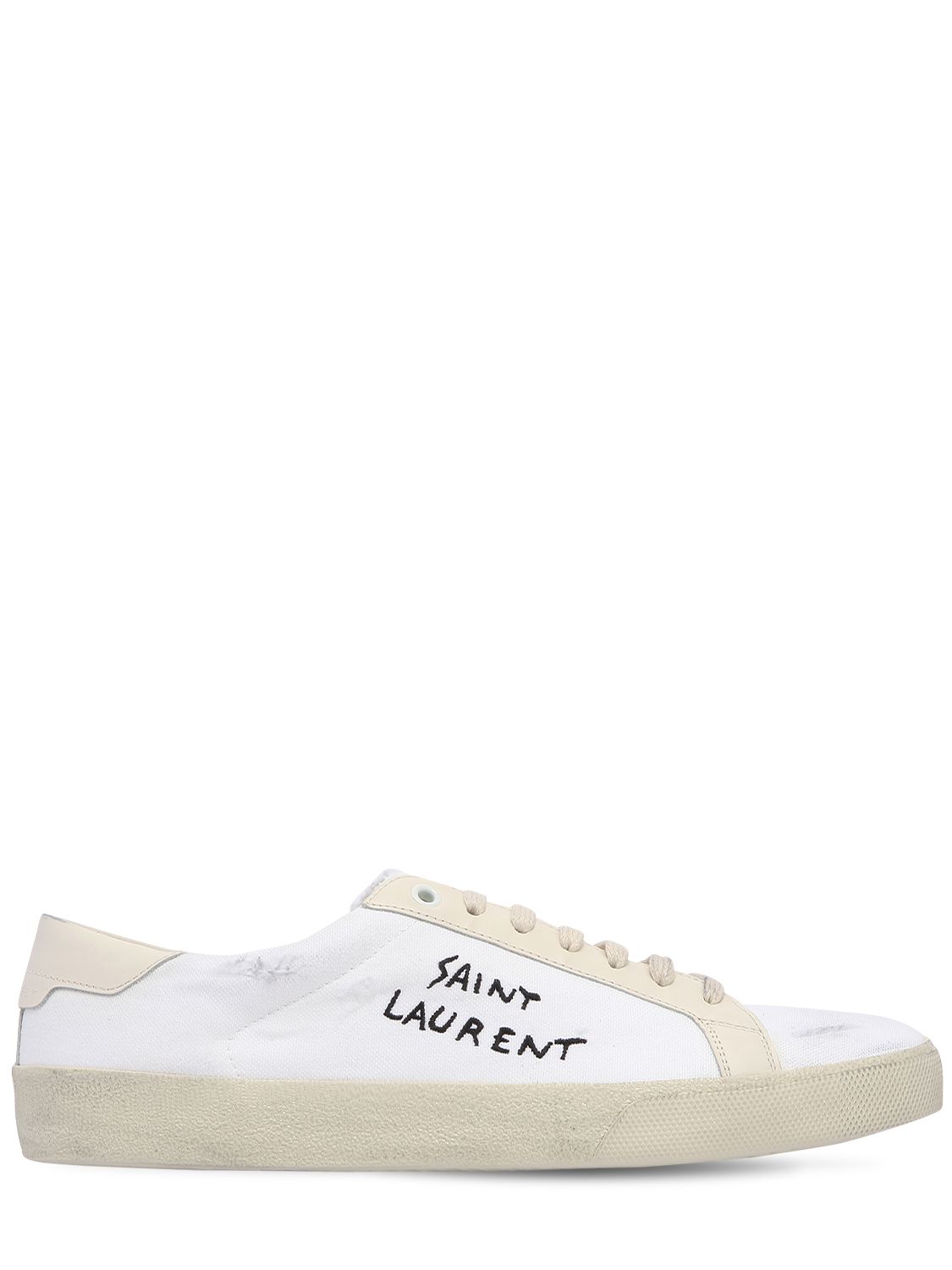 saint laurent canvas sneakers