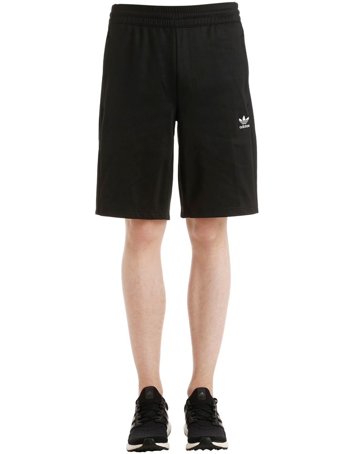 Adidas Originals Adibreak Tear Away Track Piqué Shorts In Black
