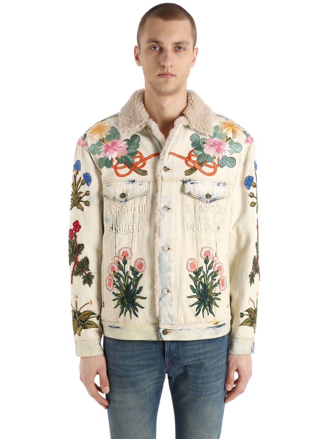 Gucci embroidered denim jacket Archives - STYLE DU MONDE