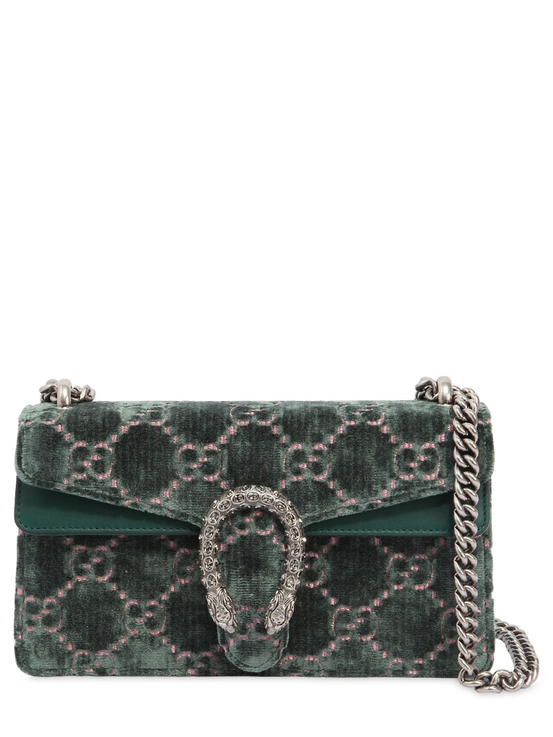 Gucci Small Dionysus Studded Leather Shoulder Bag In Black | ModeSens