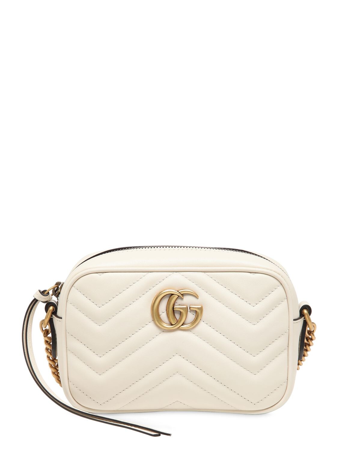 gucci mini camera bag white