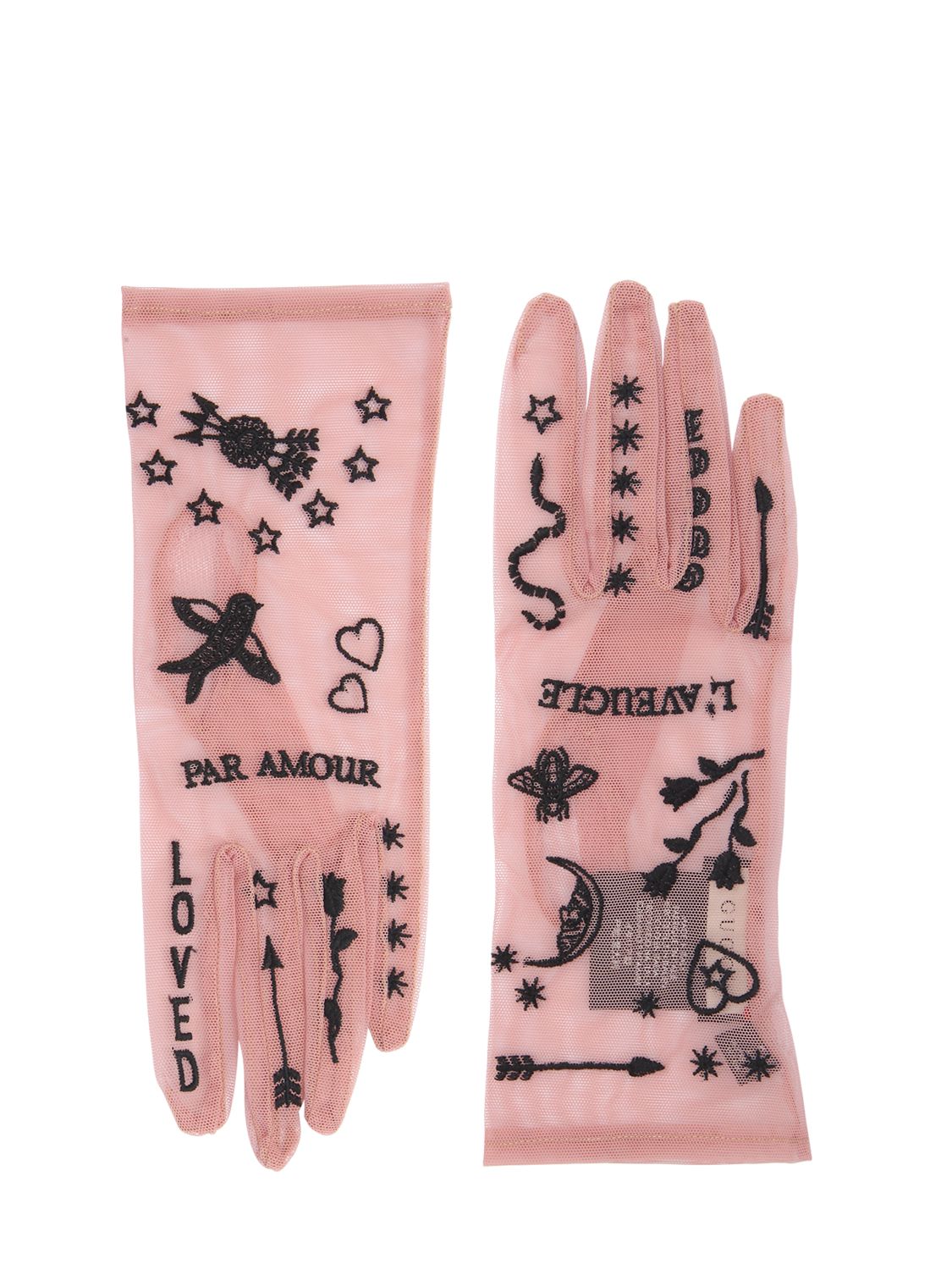 gucci sheer gloves