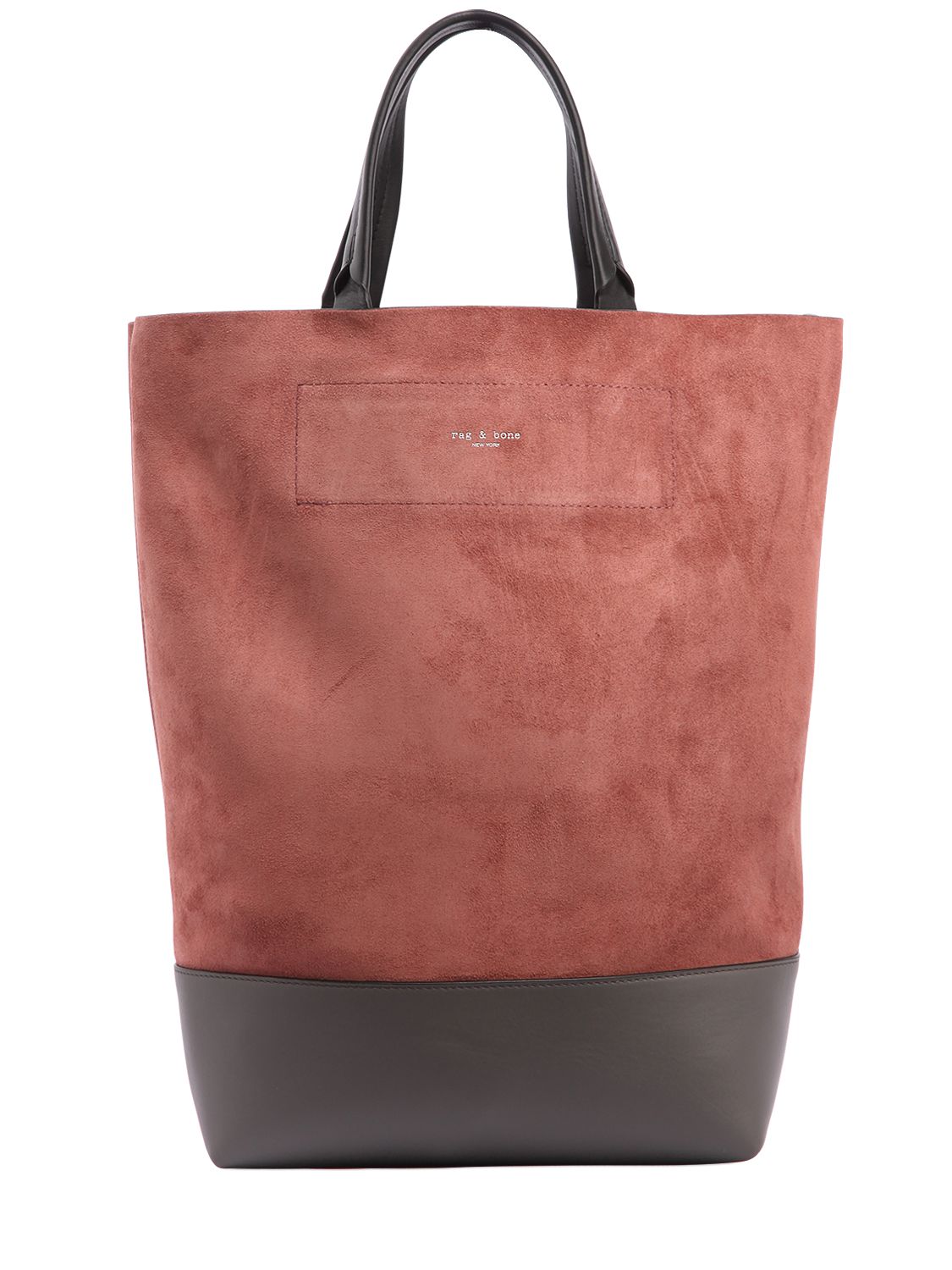 walker convertible suede tote bag in pink