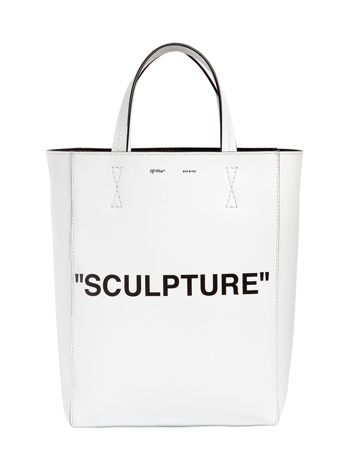 Off-white Sculpture Tote Bag In White | ModeSens