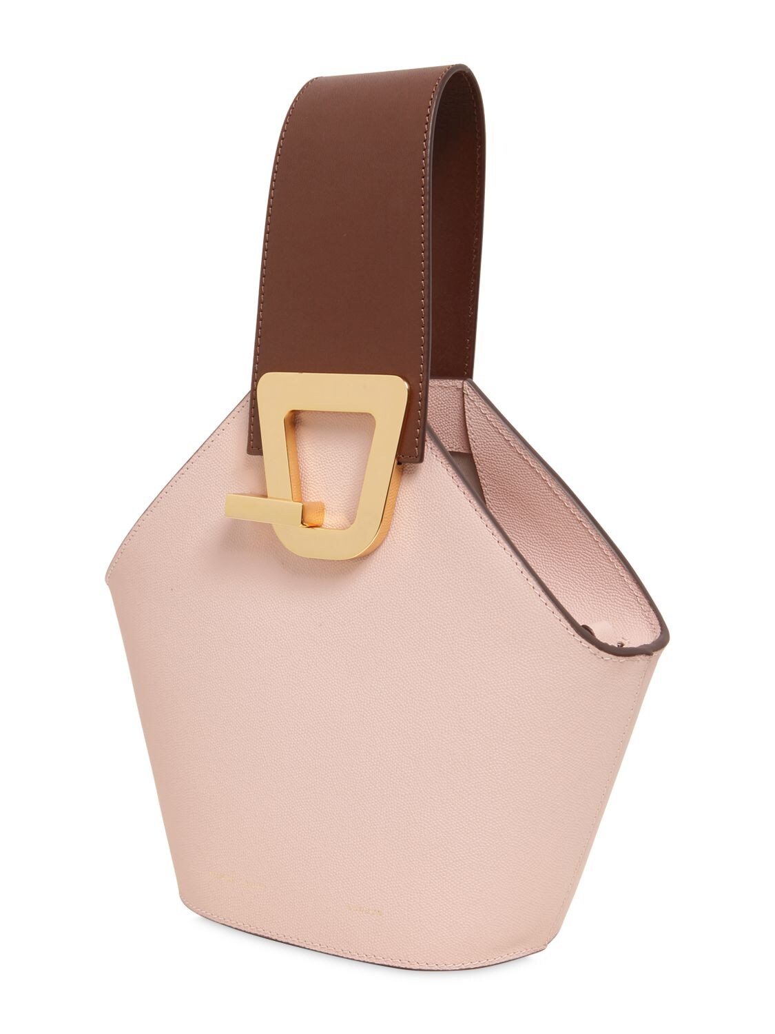 Danse Lente Mini Johnny Leather Top Handle In Pink