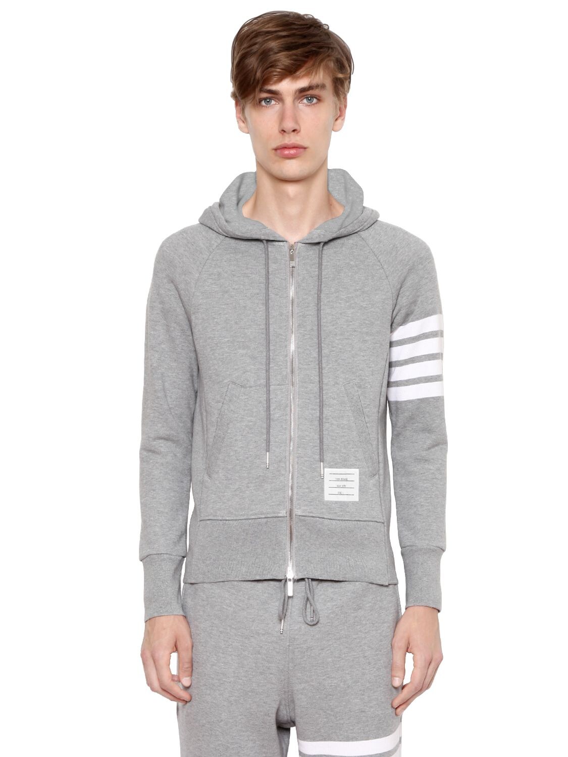 light grey zip up hoodie