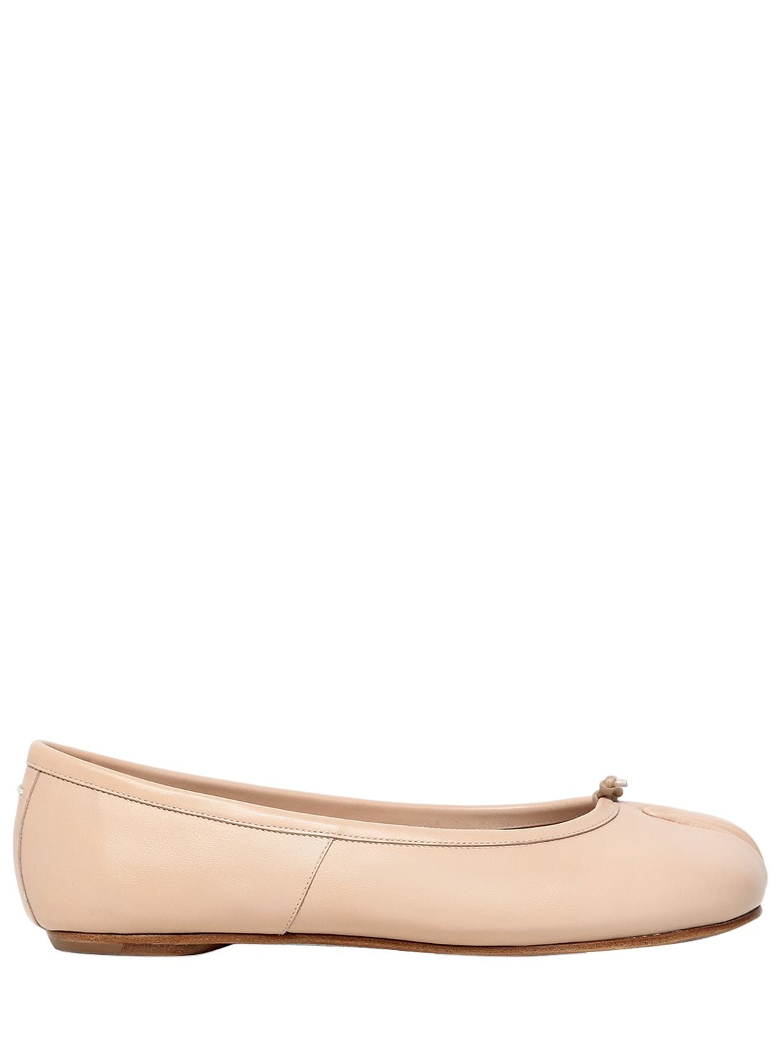 MAISON MARGIELA 10MM TABI LEATHER BALLERINA FLATS,67IM85001-MTI30