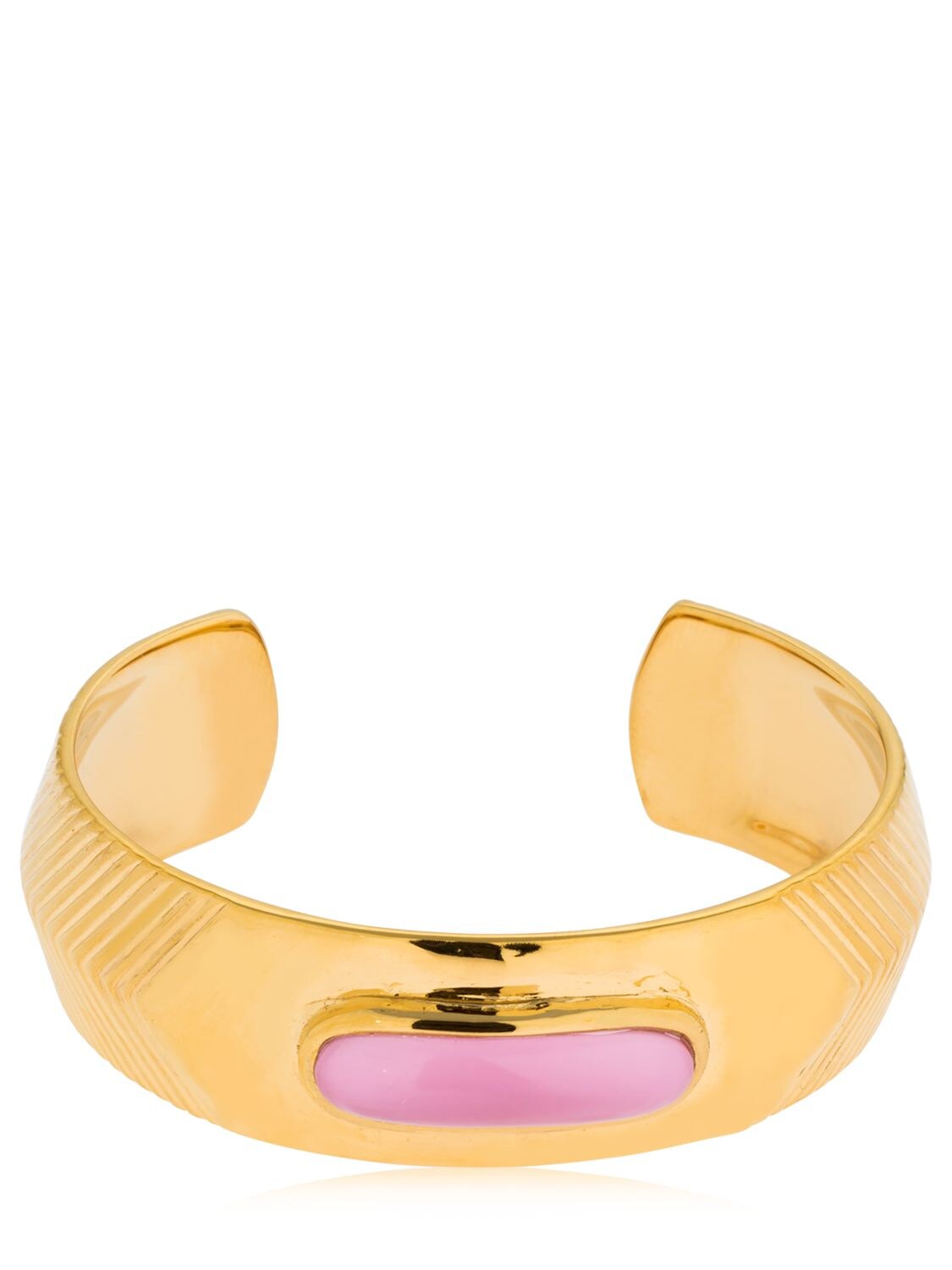 Aurelie Bidermann Peggy Bracelet In Gold,pink