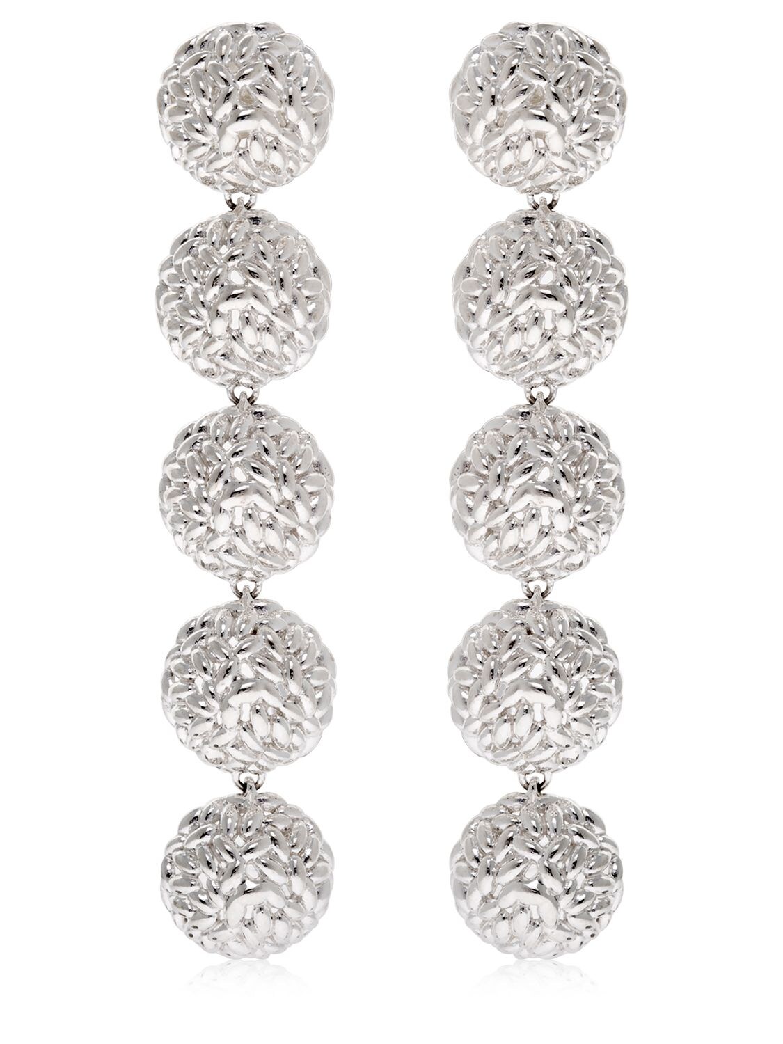 Bea Bongiasca Rice Is Life Sphere Earrings In Silver