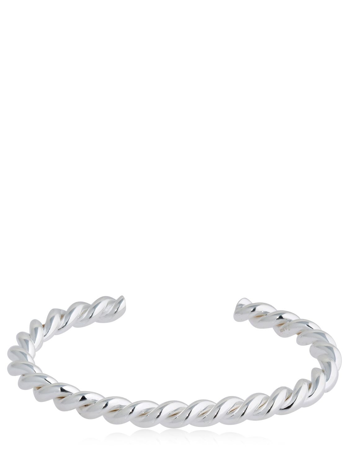 Isabel Lennse Twisted Bracelet In Silver