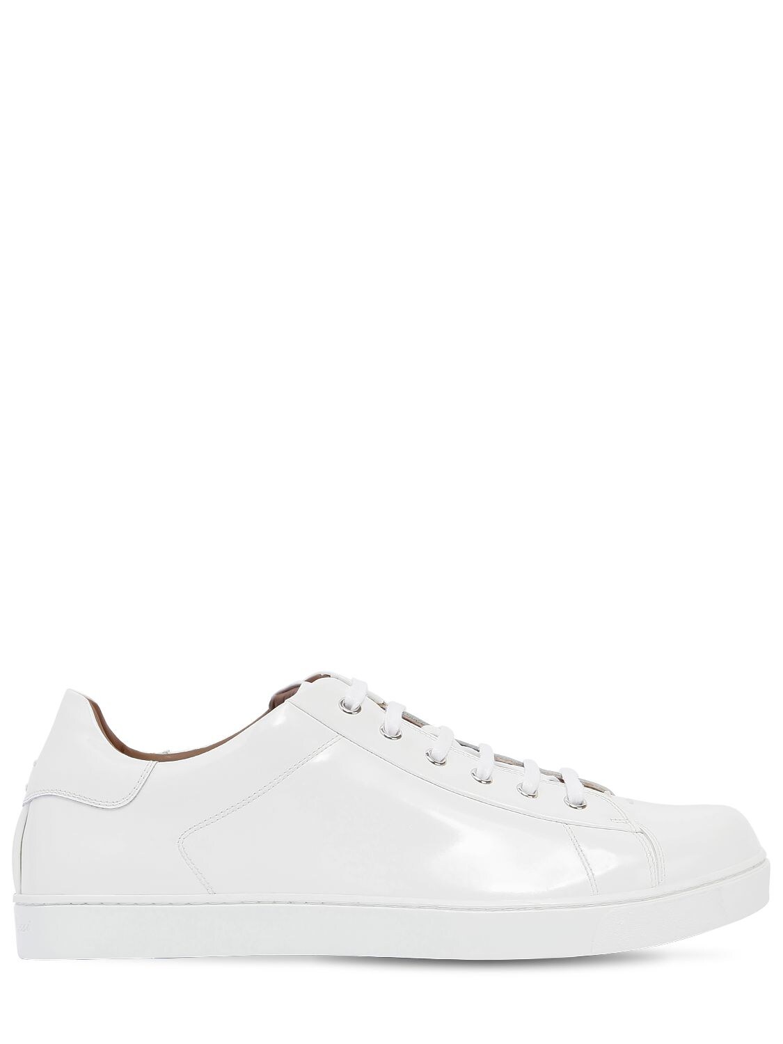 GIANVITO ROSSI POLISHED PATENT LEATHER SNEAKERS,67IR6E001-V0hJVEU1
