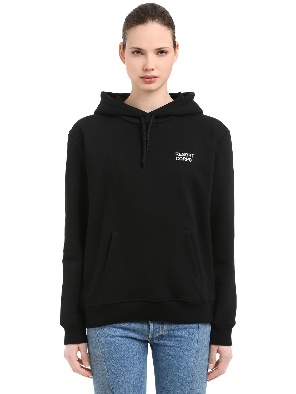 Resort Corps Survêtement Hooded Sweatshirt In Black