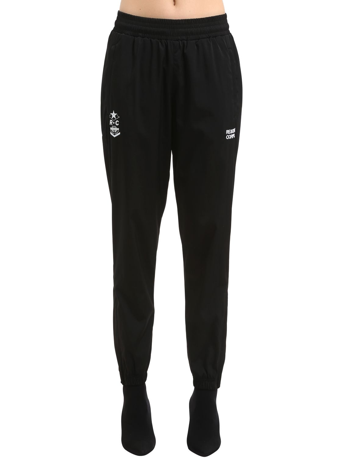 Resort Corps Survêtement Save Me Techno Track Trousers In Black
