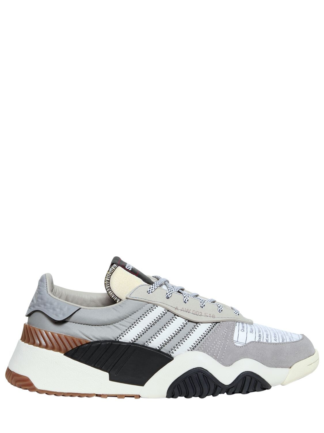 Adidas Originals By Alexander Wang Aw Product Details Mesh Sneakers In Grey/brown
