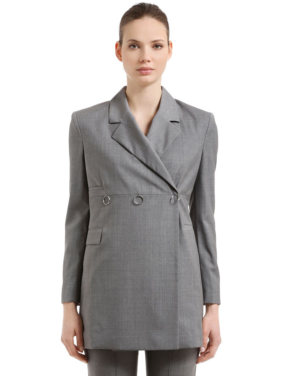 ALYX DOUBLE BREASTED TAILORED WOOL BLAZER,67IVRH037-MDAy0