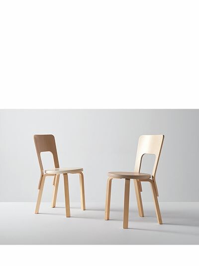 Shop Artek Chair 66 In Beige