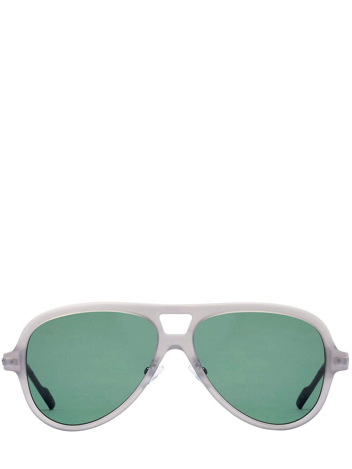 Adidas Originals By Italia Independent Acetate Aviator Sunglasses In Dark Grey