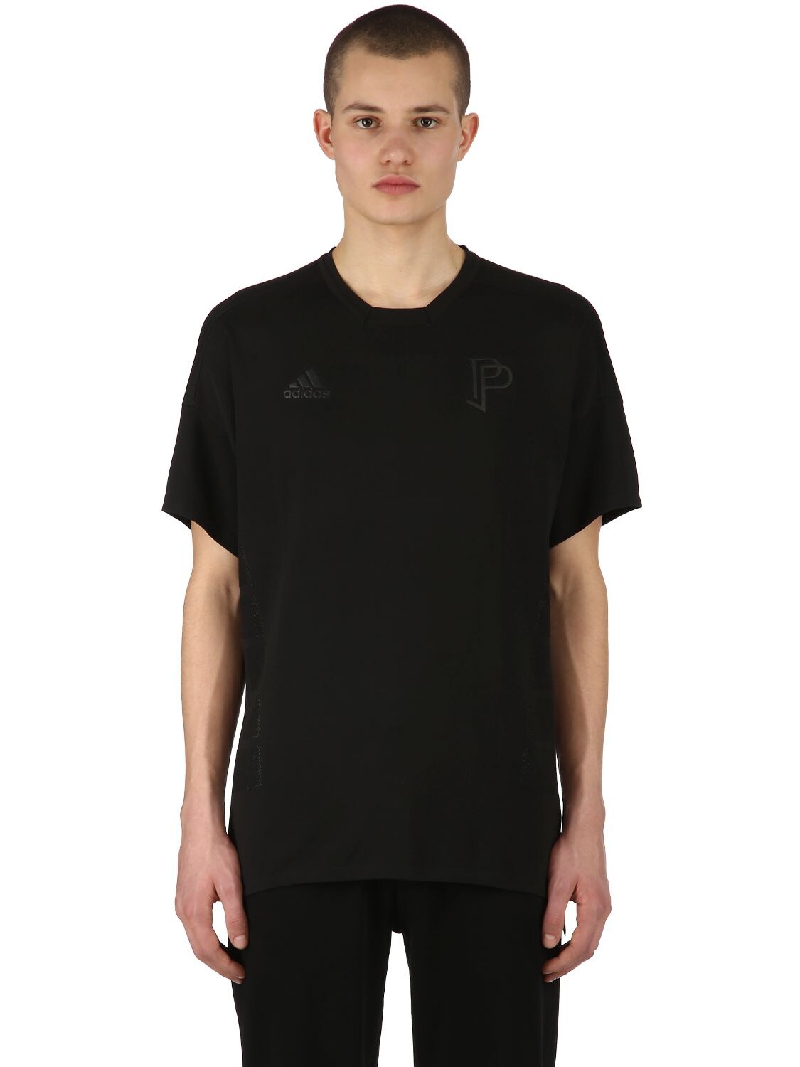 Adidas X Paul Pogba "paul Pogba"平纹t恤 In Black