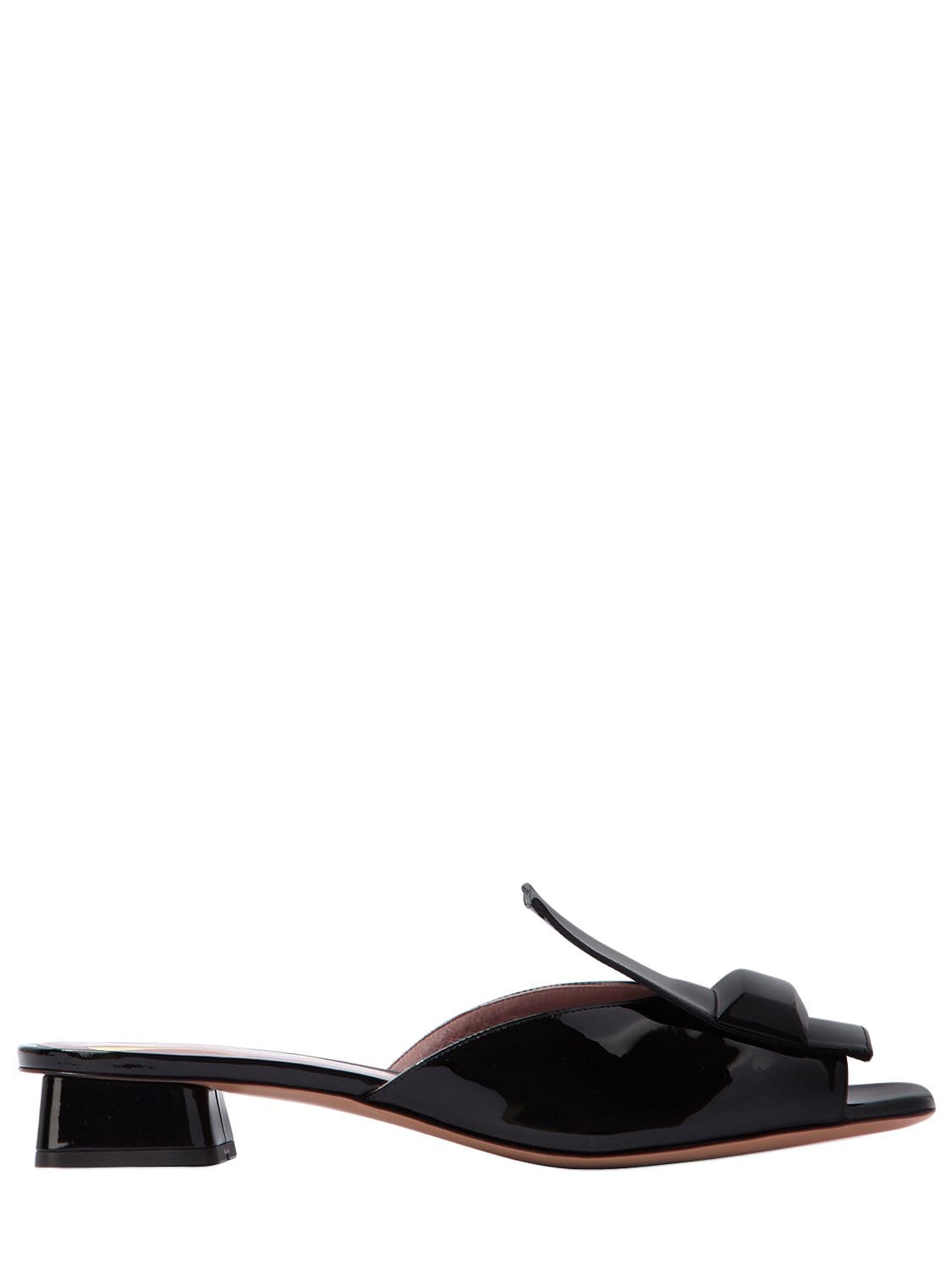 Rayne 30mm Patent Leather Sandals In Black