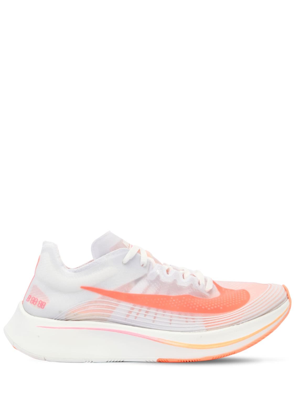 Nike Zoom Fly Sneakers In White/orange