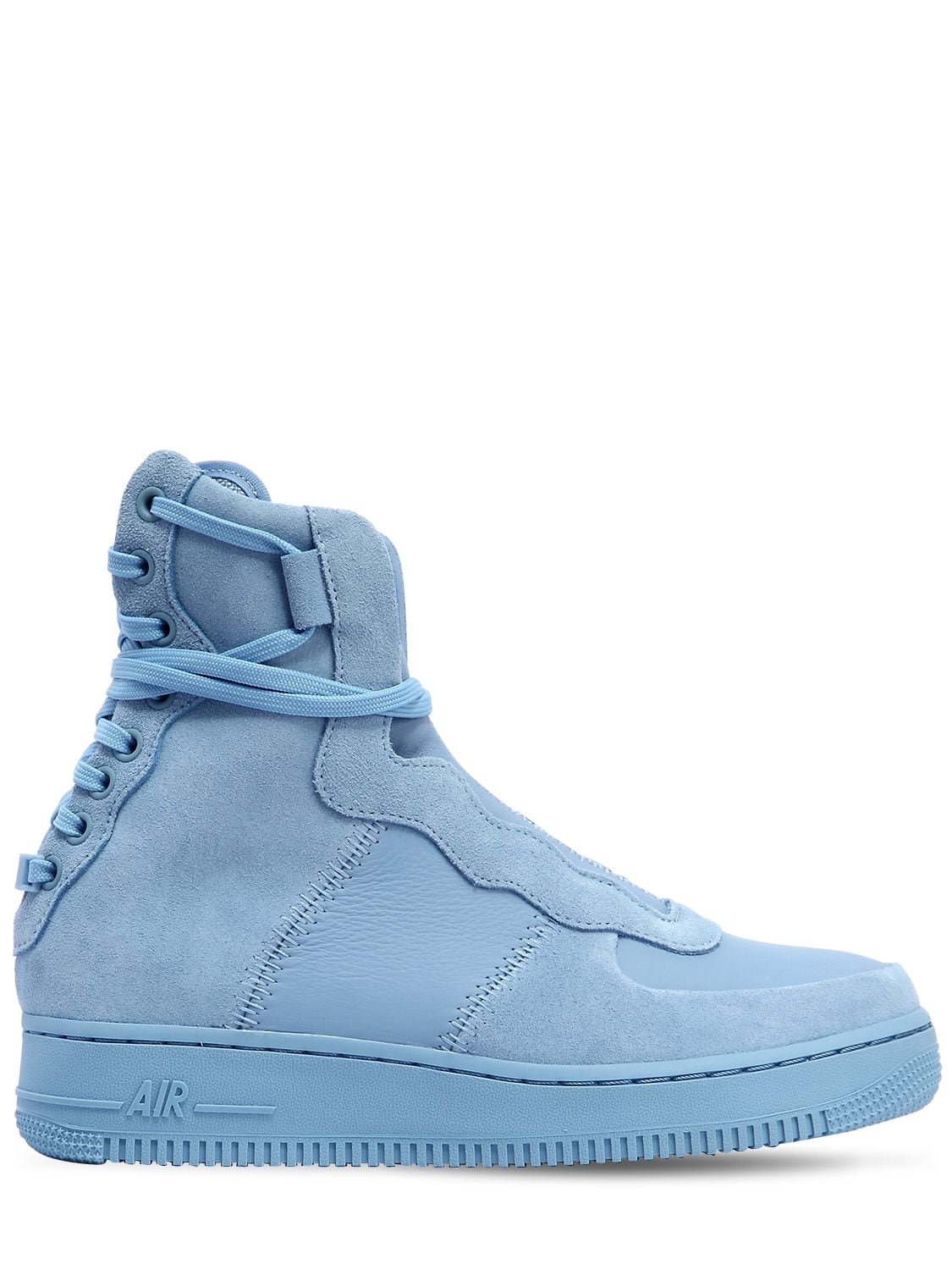 nike air force 1 light blue suede