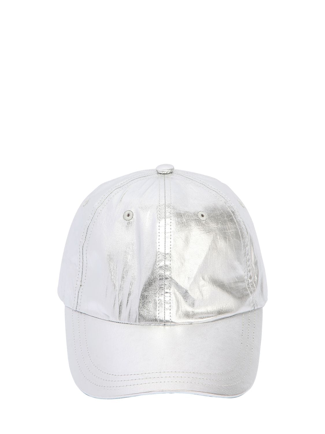 Angel Chen Metallic Baseball Hat In Silver