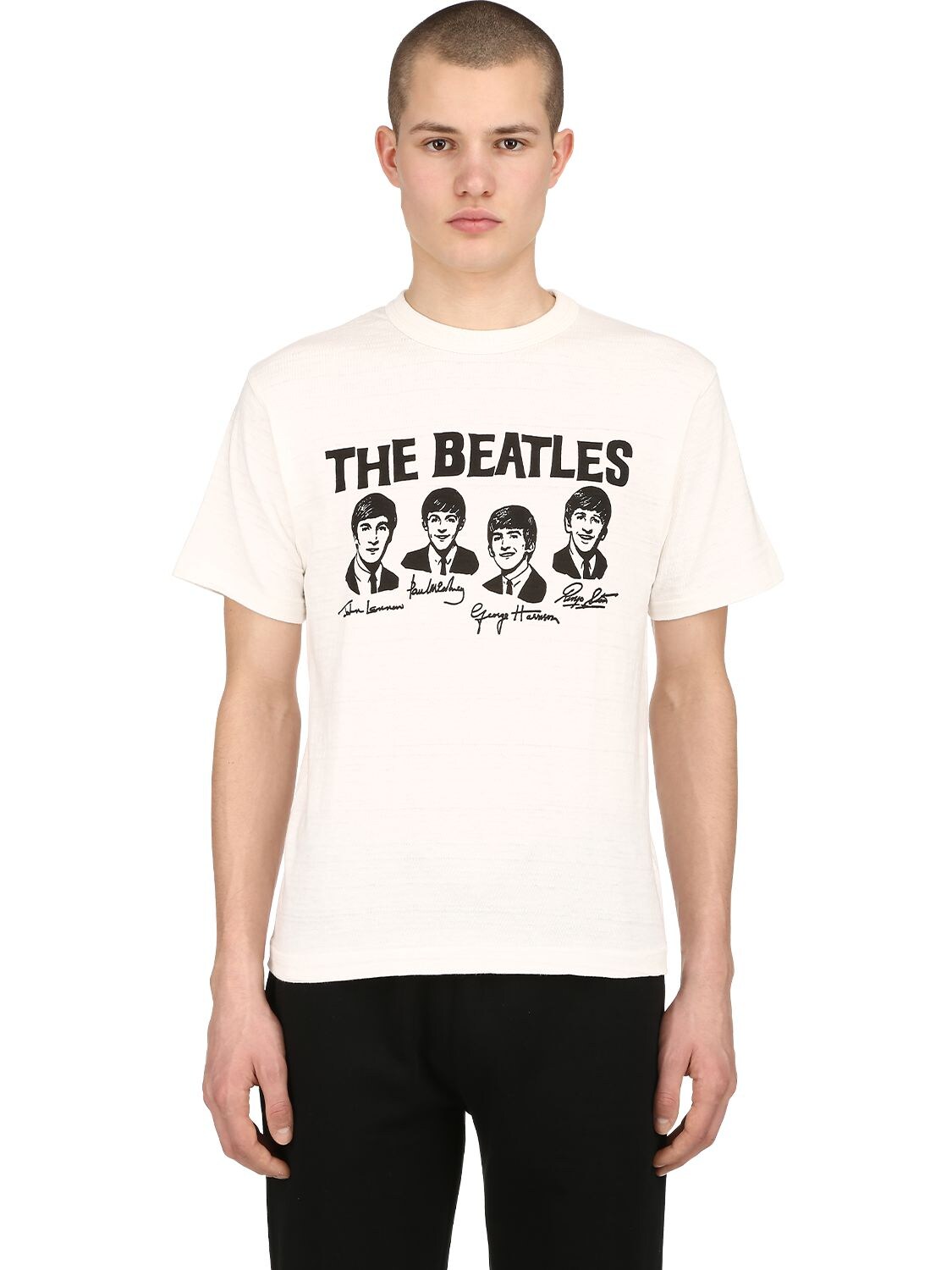 The Beatles Print Cotton Jersey T-shirt
