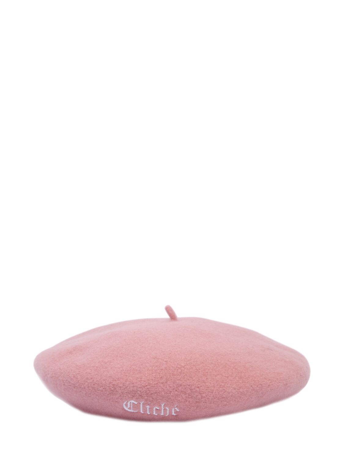Don Cliché Wool Beret In Pink