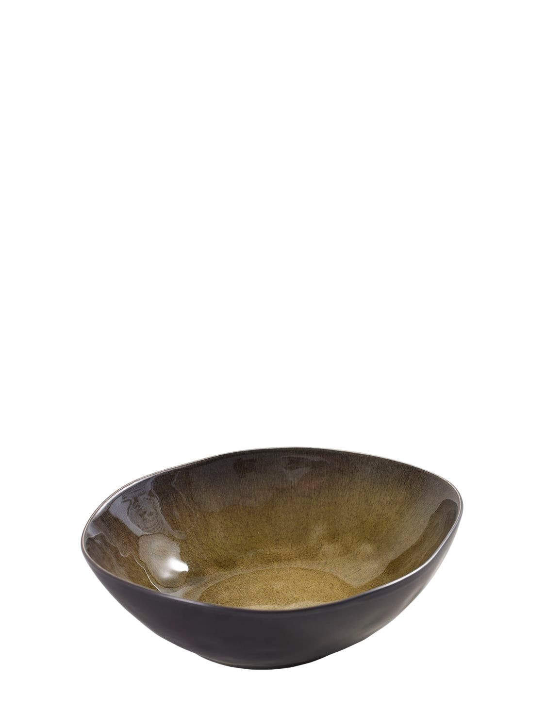 Serax Pure Set Of 2 Large Oval Bowl In Green