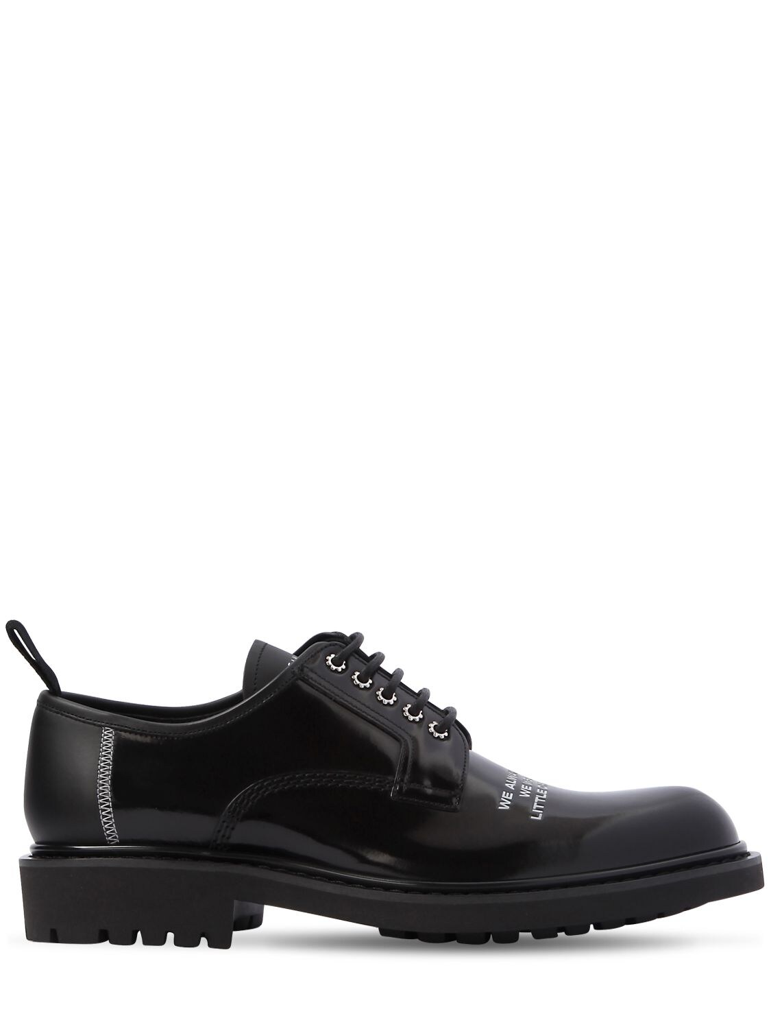 DIOR STANDING PRINTED LEATHER DERBY SHOES 67IWG6003-OTYw0