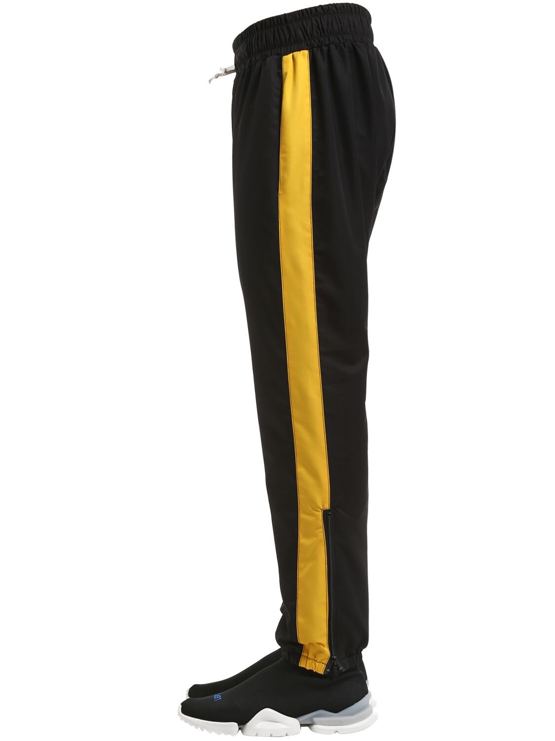 Daniel Patrick Parachute Track Pants In Black
