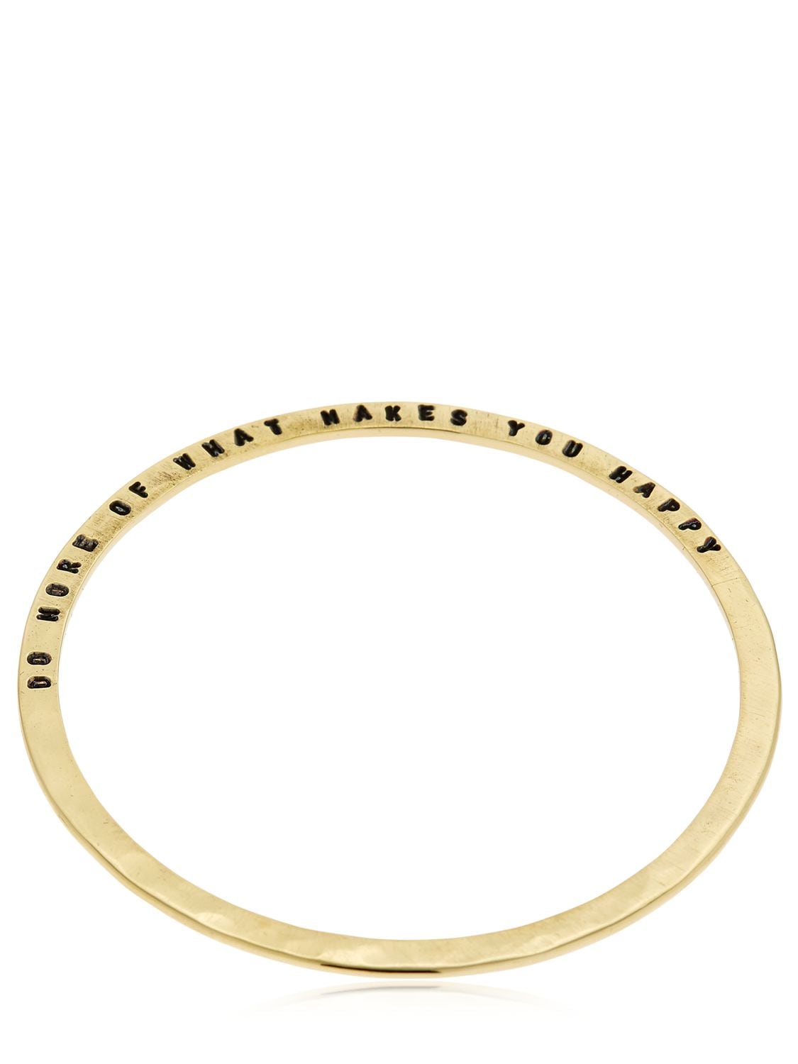 Gioielli Corsini Do More Of What Makes You Happy Bracelet In Gold
