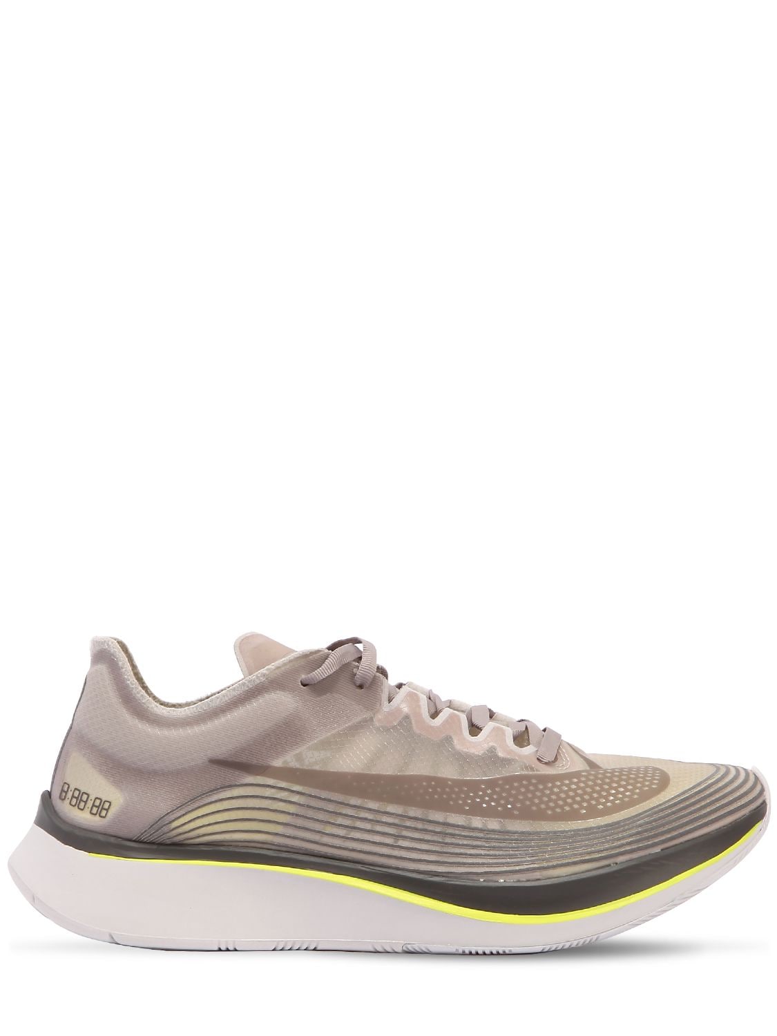 Nike Lab Zoom Fly Running Sneakers In Sepia Stone