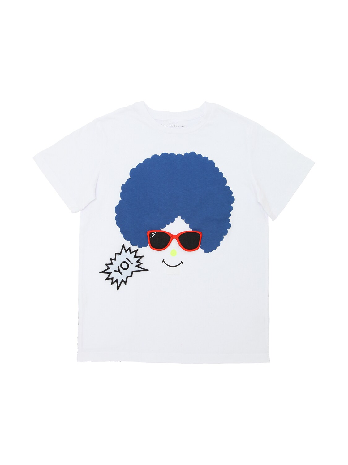 Stella Mccartney Kids' Limited Edition Funny Face T-shirt In White