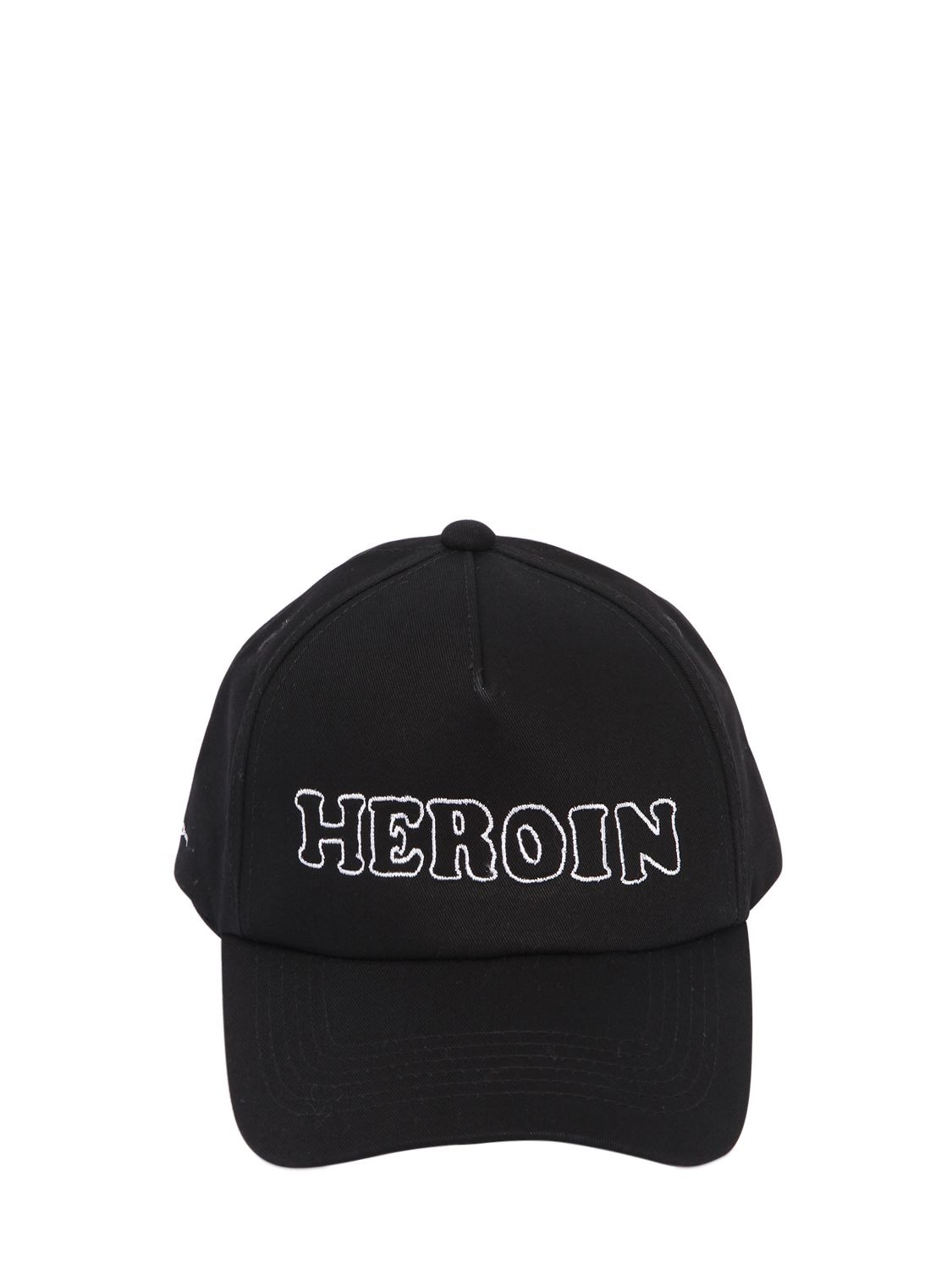Azs Tokyo Heroin Embroidered Baseball Hat In Black