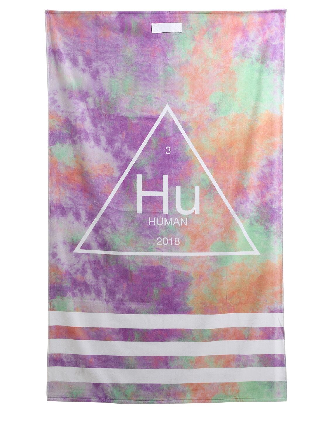 Adidas Originals By Pharrell Williams Hu Holi Printed Cotton Towel In Multicolor